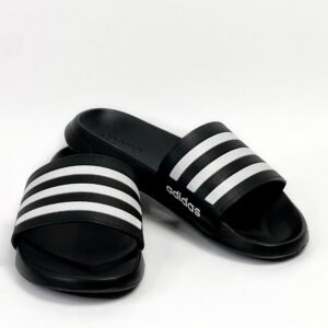 Sandalia adidas negra x blanco clásica
