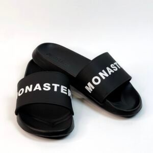 Sandalias Monastery negro x blanco esencial