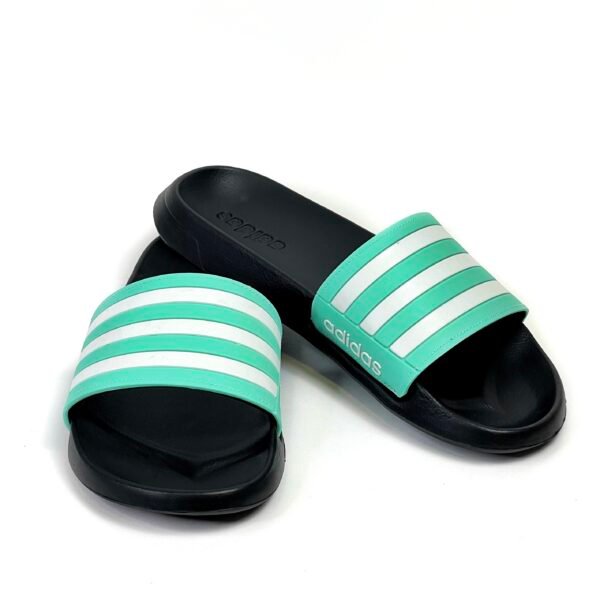 IMG_4593 2 Sandalia adidas verde menta x blanco clásica