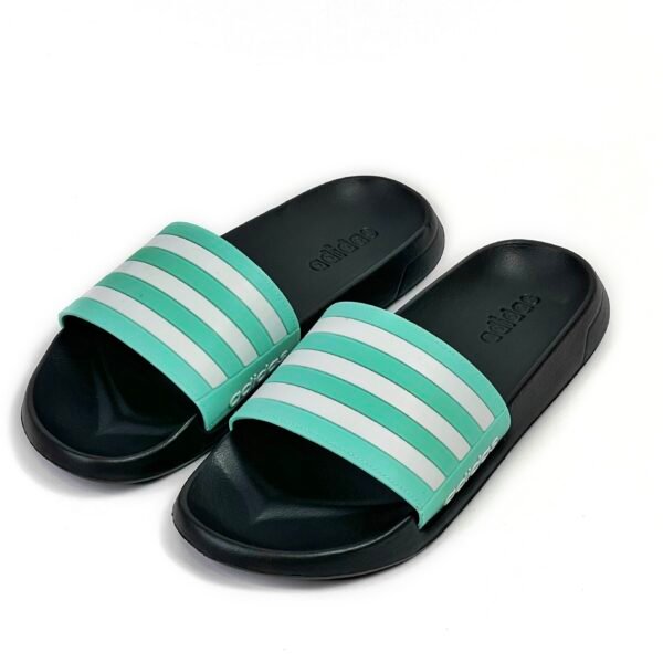 IMG_4595 3 Sandalia adidas verde menta x blanco clásica