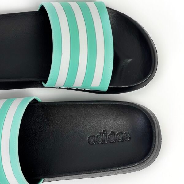 IMG_4596 2 Sandalia adidas verde menta x blanco clásica