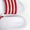 Sandalia adidas roja x blanco clásica