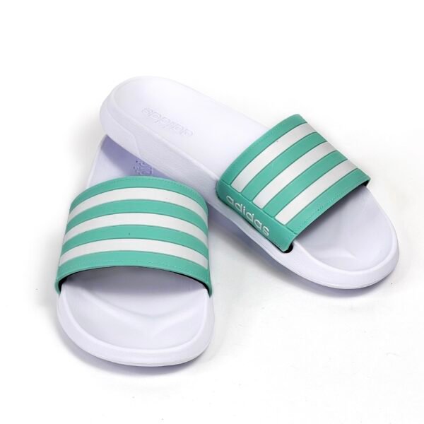 IMG_4603 2 Sandalia adidas verde menta x blanco clásica