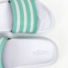 IMG_4605 Sandalia adidas verde menta x blanco clásica
