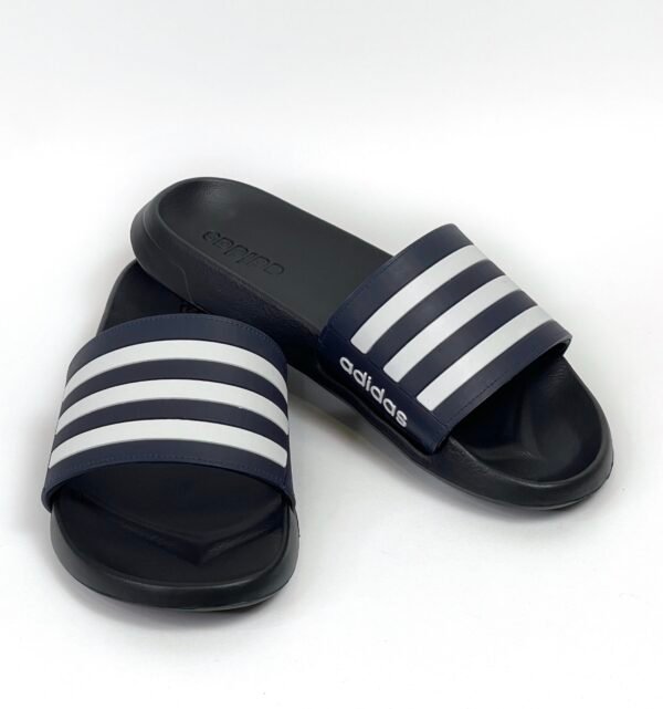 IMG_4606 3 Sandalia adidas azul x blanco clásica