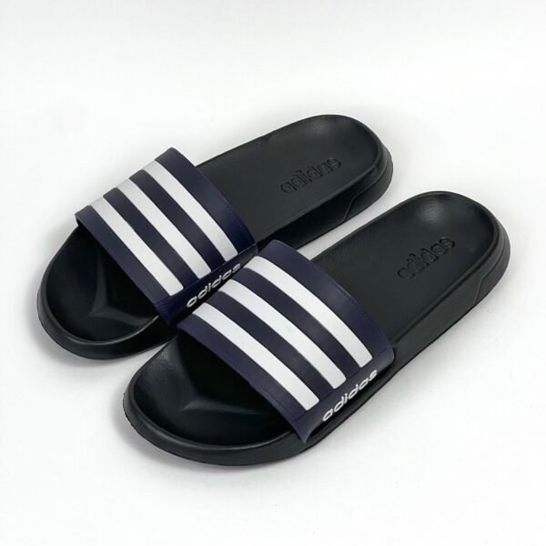 IMG_4608 4 Sandalia adidas azul x blanco clásica