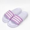 Sandalias adidas lila x blanco clásica