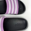 Sandalias adidas lila x blanco clásica