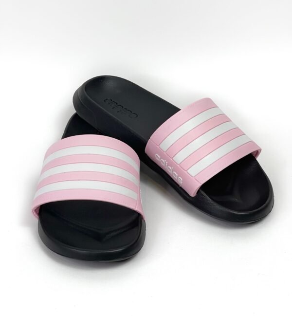 Sandalias adidas rosa x blanco clásica