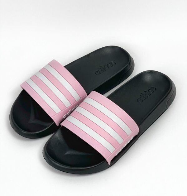 Sandalias adidas rosa x blanco clásica