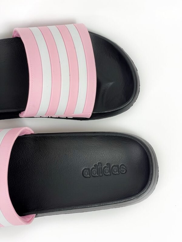 Sandalias adidas rosa x blanco clásica