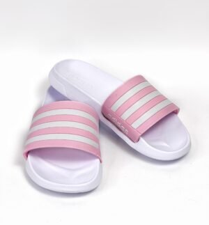 Sandalias adidas rosa x blanco clásica