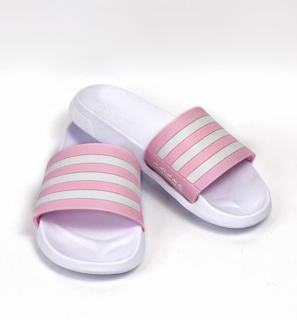Sandalias adidas rosa x blanco clásica