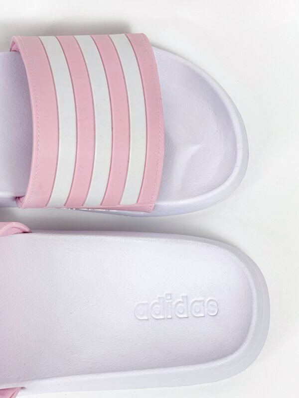 Sandalias adidas rosa x blanco clásica