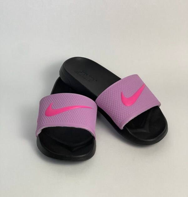 Sandalia nike lila x rosa