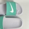 Sandalia nike verde menta x blanco