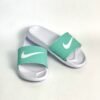 Sandalia nike verde menta x blanco