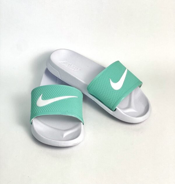 Sandalia nike verde menta x blanco