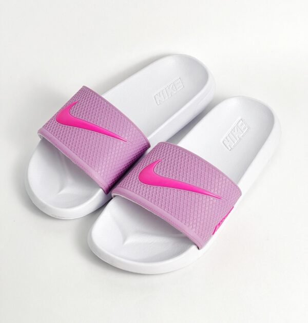 Sandalia nike lila x rosa
