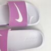 Sandalia nike lila x blanco