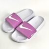 Sandalia nike lila x blanco