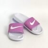 Sandalia nike lila x blanco