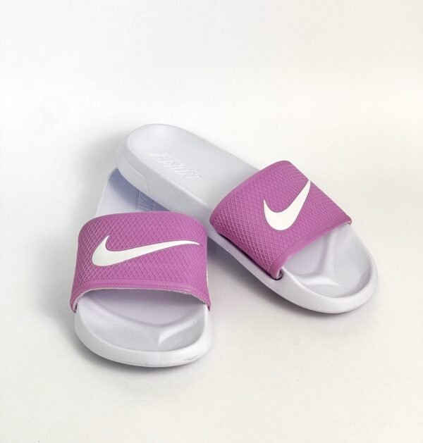 Sandalia nike lila x blanco