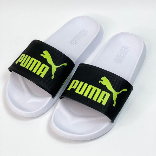 Sandalias Puma negras x verde