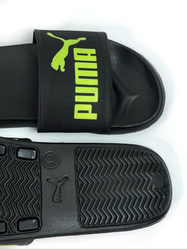 Sandalias Puma negras x verde